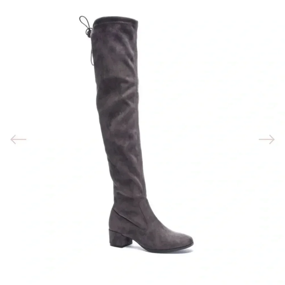 Chinese Laundry Mystical Over-The-Knee Boots Gunmetal - 6M